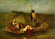Ernest Hebert Mal'aria oil painting